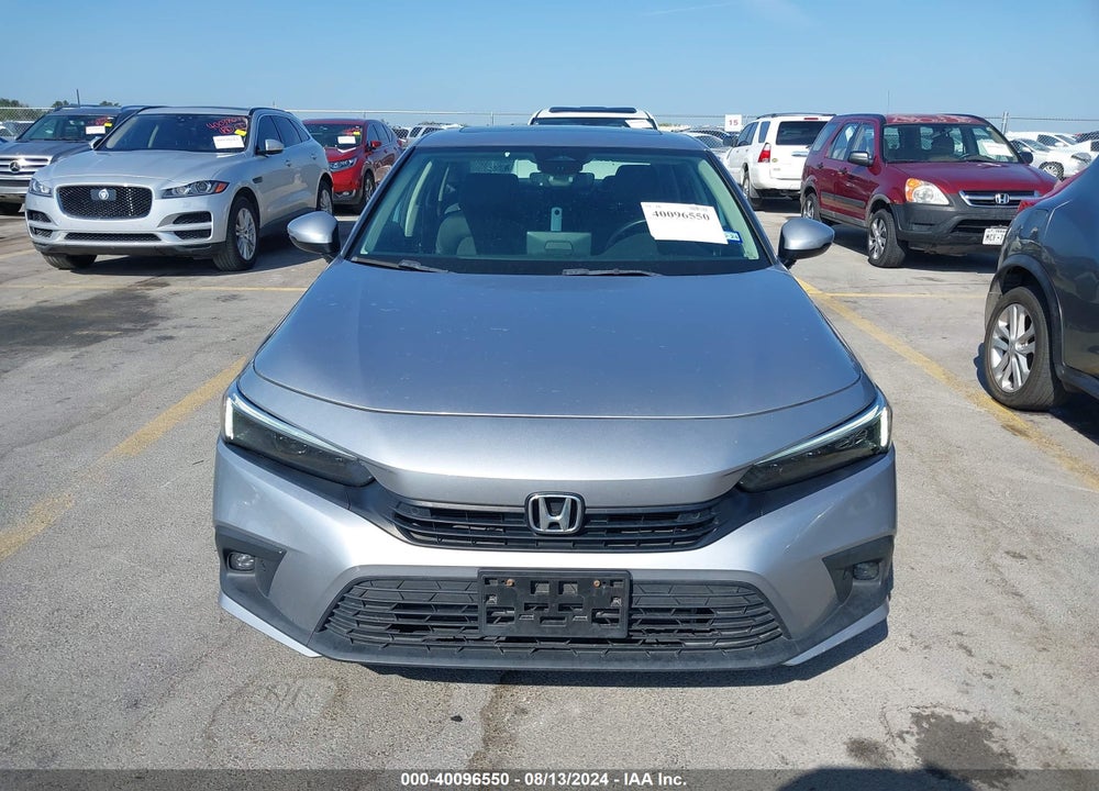 2022 HONDA CIVIC TOURING VIN: 2HGFE1F99NH307825