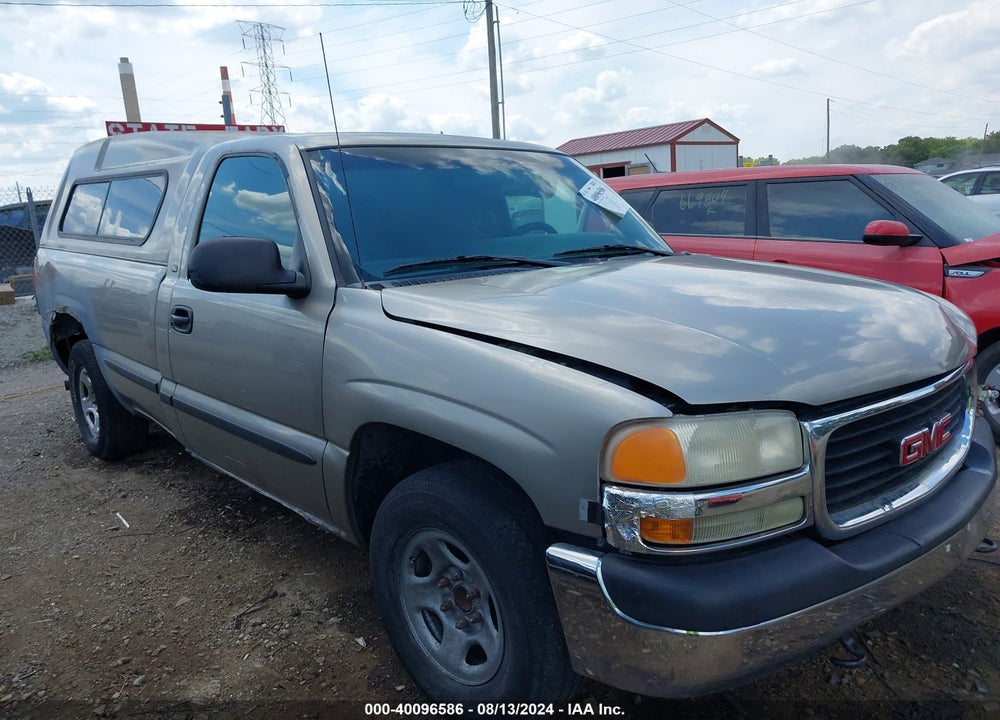2002 GMC SIERRA 1500 SL VIN: 1GTEC14W12Z110555