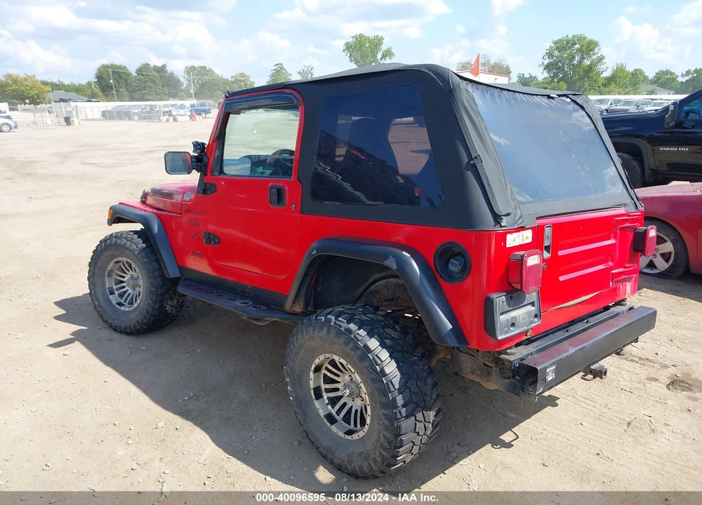2002 JEEP WRANGLER X VIN: 1J4FA39S42P750678