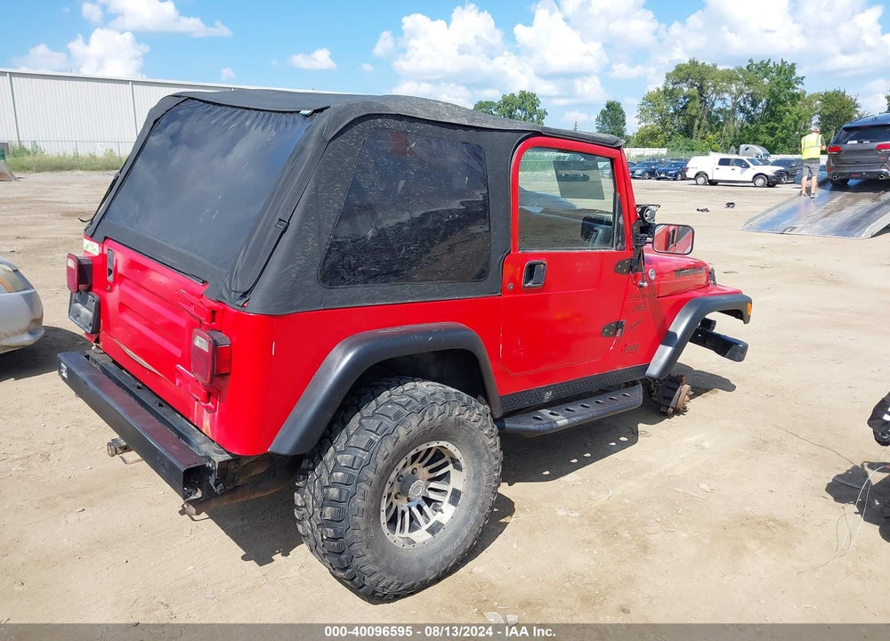 2002 JEEP WRANGLER X VIN: 1J4FA39S42P750678