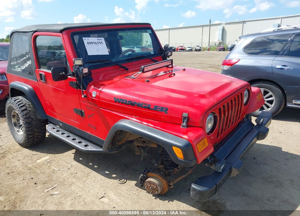 2002 JEEP WRANGLER X VIN: 1J4FA39S42P750678