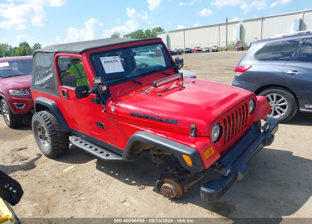 2002 JEEP WRANGLER X VIN: 1J4FA39S42P750678