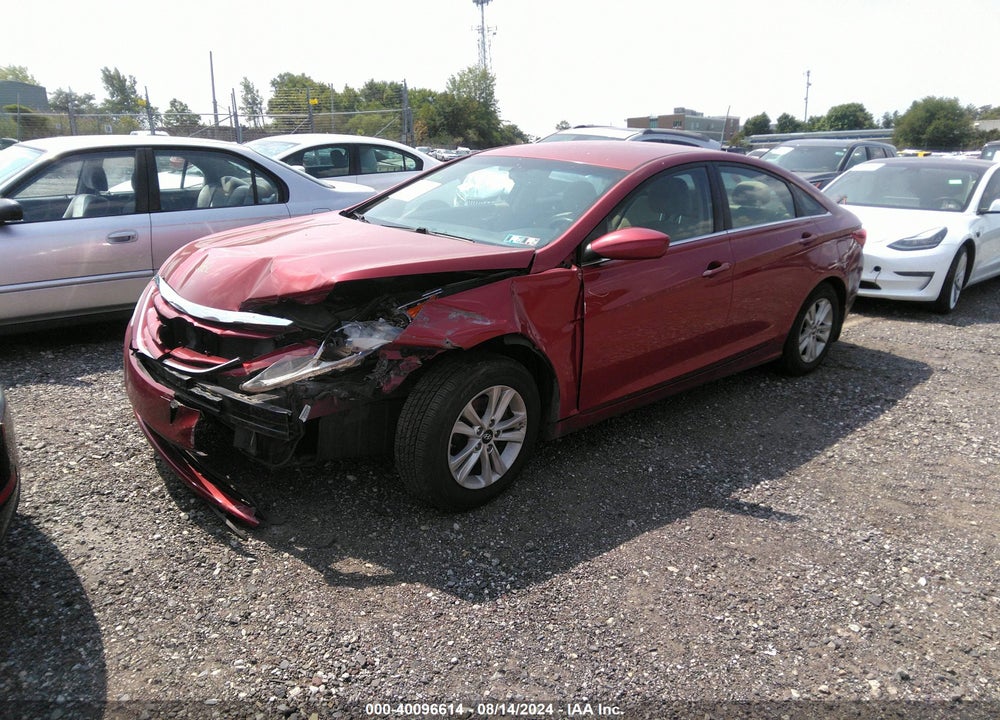 2012 HYUNDAI SONATA GLS VIN: 5NPEB4AC3CH481496