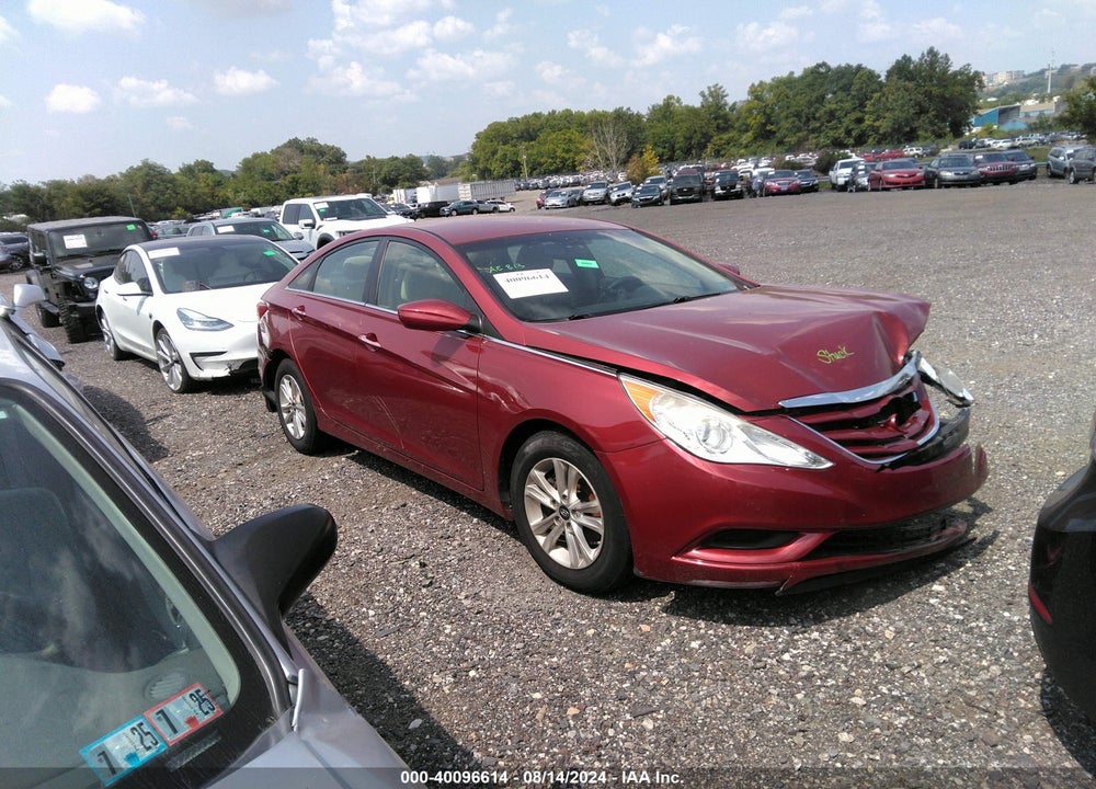 2012 HYUNDAI SONATA GLS VIN: 5NPEB4AC3CH481496