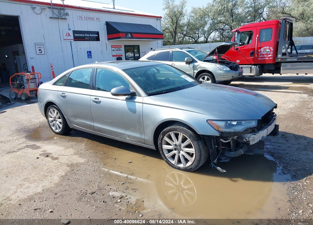 2013 AUDI A6 2.0T PREMIUM VIN: WAUGFAFC3DN061451
