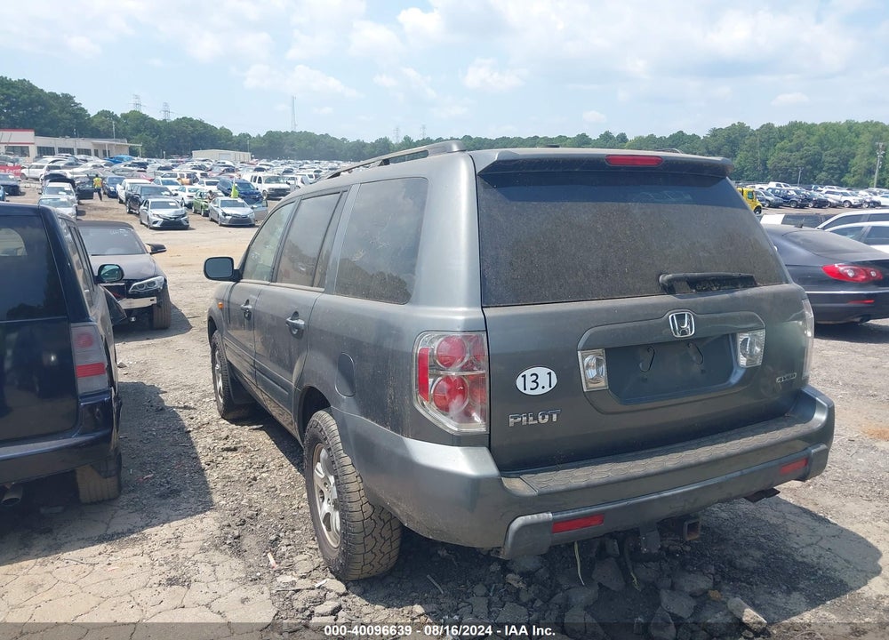 2008 HONDA PILOT SE VIN: 5FNYF183X8B029055
