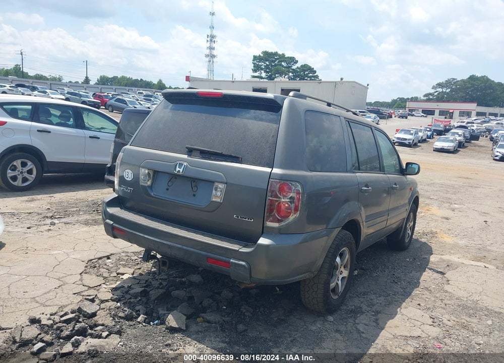 2008 HONDA PILOT SE VIN: 5FNYF183X8B029055