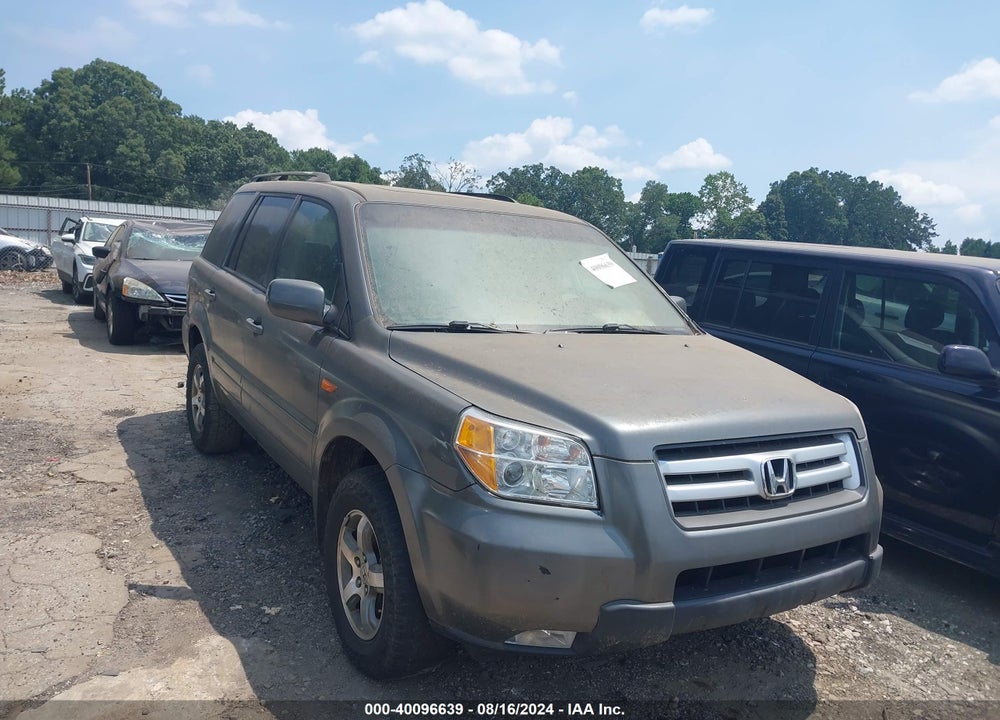 2008 HONDA PILOT SE VIN: 5FNYF183X8B029055