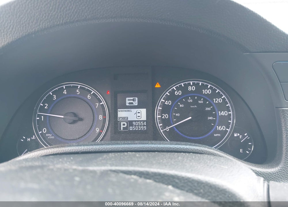 2012 INFINITI G37X VIN: JN1CV6AR3CM673282