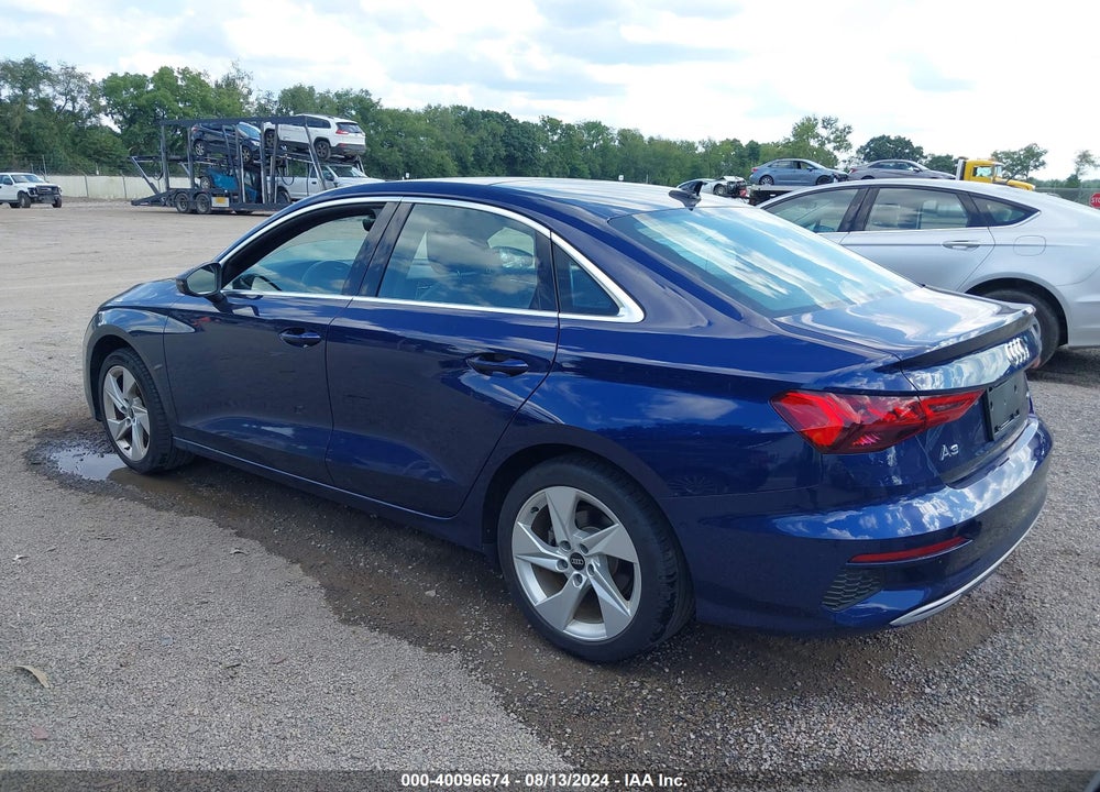 2023 AUDI A3 PREMIUM PLUS VIN: WAUHUDGY8PA129941