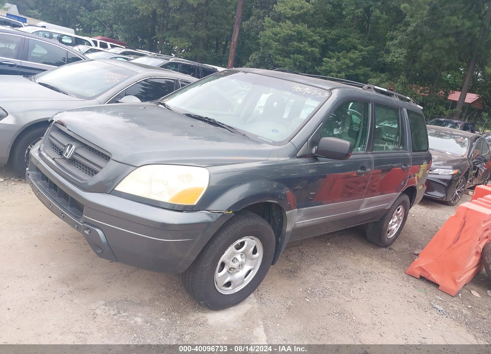 2005 HONDA PILOT LX VIN: 2HKYF18165H512120