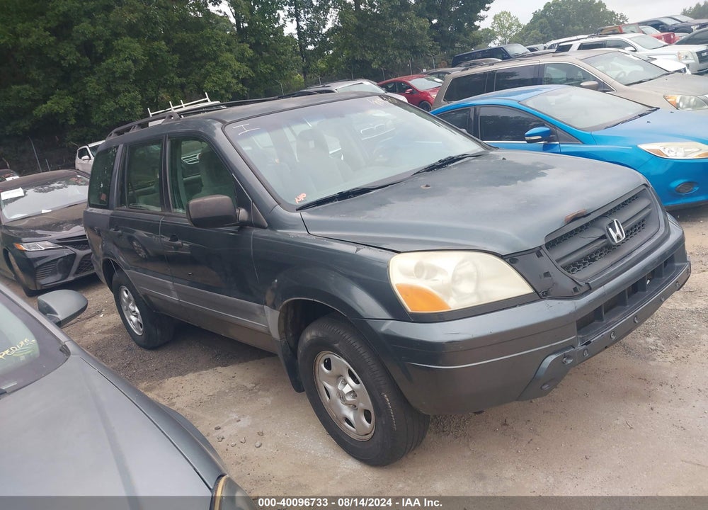 2005 HONDA PILOT LX VIN: 2HKYF18165H512120