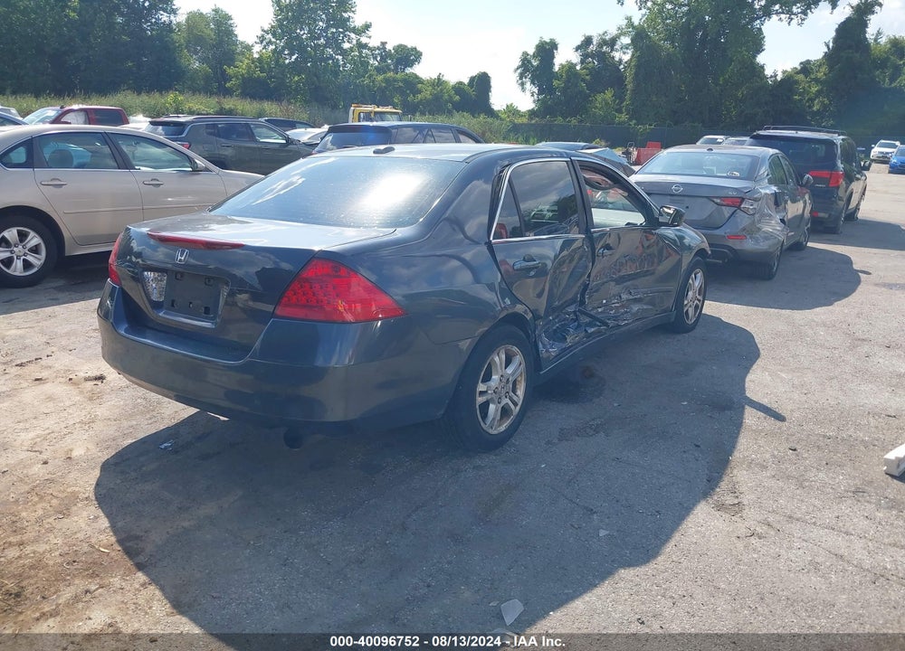 2007 HONDA ACCORD 2.4 EX VIN: 1HGCM56777A010503