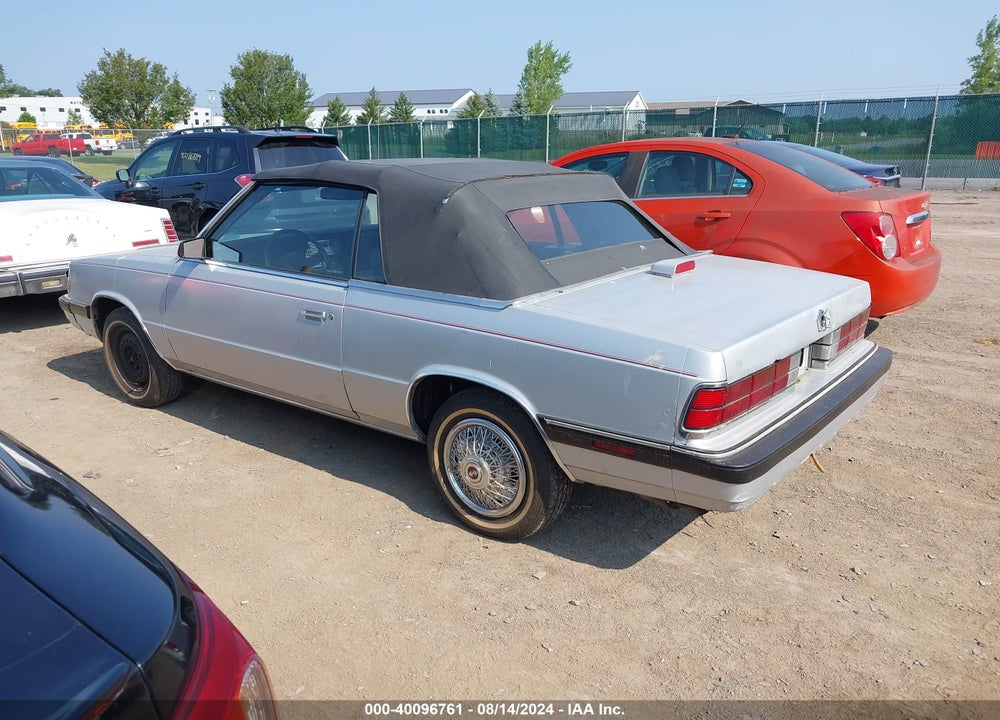 1986 DODGE 600 VIN: 1B3BV55D3GG259491