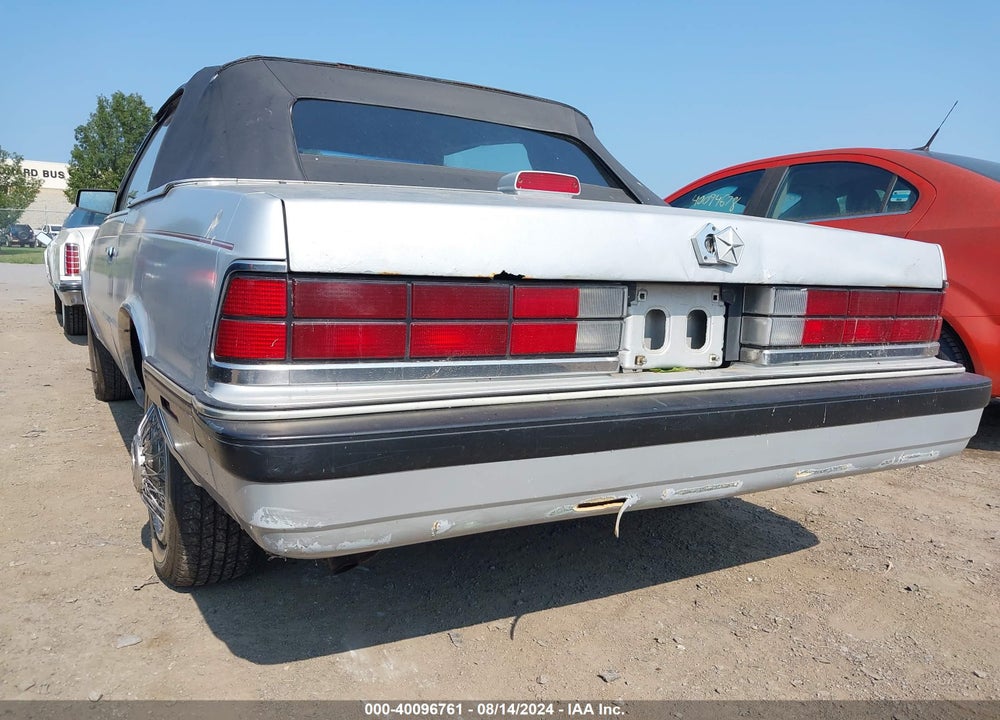 1986 DODGE 600 VIN: 1B3BV55D3GG259491