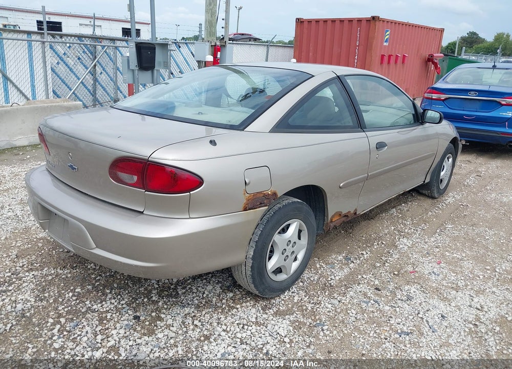 2002 CHEVROLET CAVALIER VIN: 1G1JC124127290382