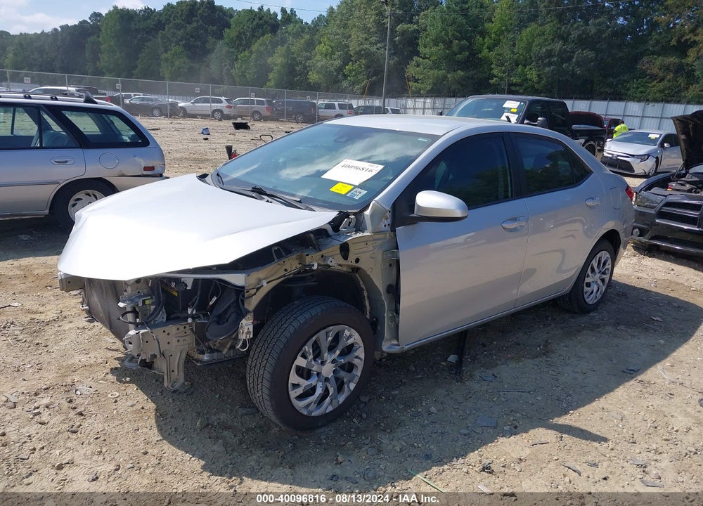 2018 TOYOTA COROLLA LE VIN: 5YFBURHE3JP805015