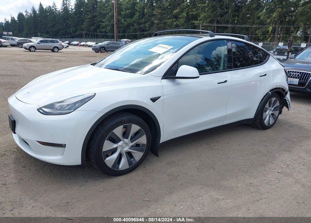 2021 TESLA MODEL Y LONG RANGE DUAL MOTOR ALL-WHEEL DRIVE VIN: 5YJYGDEE2MF159619