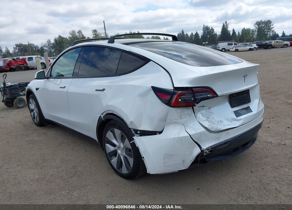 2021 TESLA MODEL Y LONG RANGE DUAL MOTOR ALL-WHEEL DRIVE VIN: 5YJYGDEE2MF159619