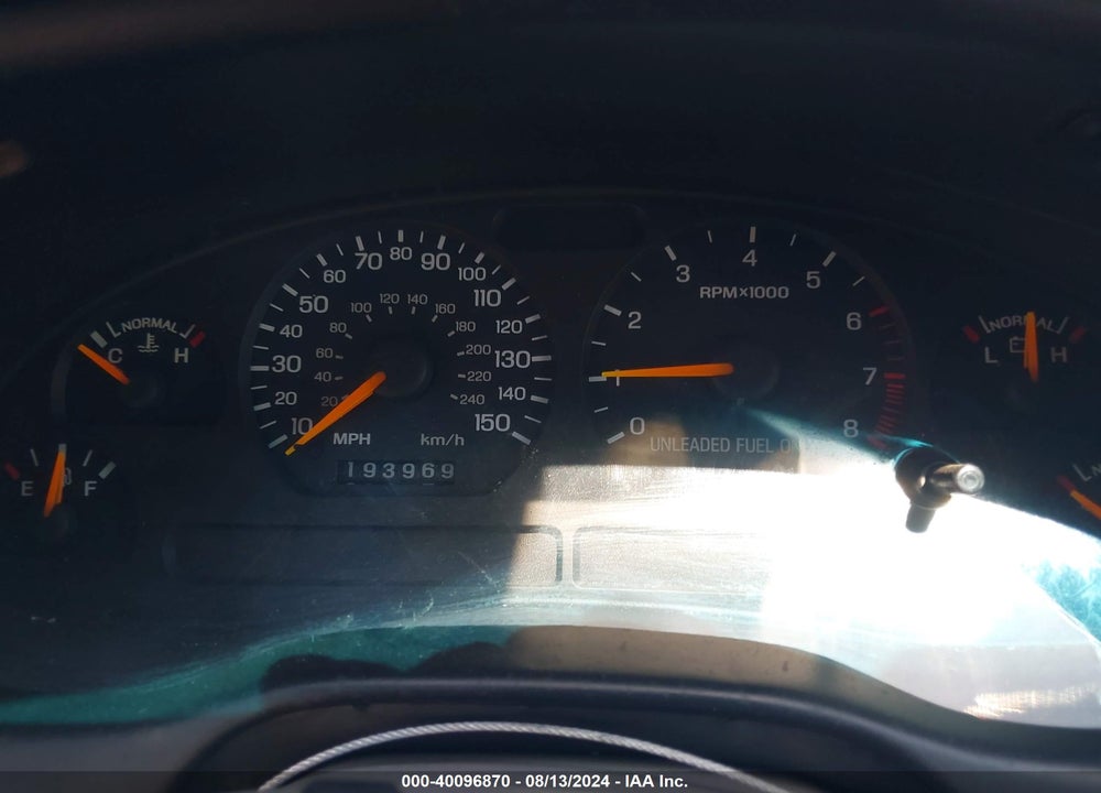 1998 FORD MUSTANG GT VIN: 1FAFP45X1WF163738