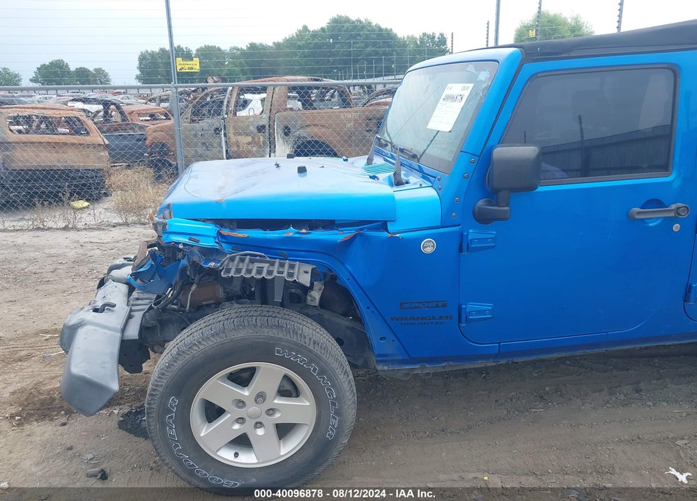 2015 JEEP WRANGLER UNLIMITED SPORT VIN: 1C4BJWDG2FL639729