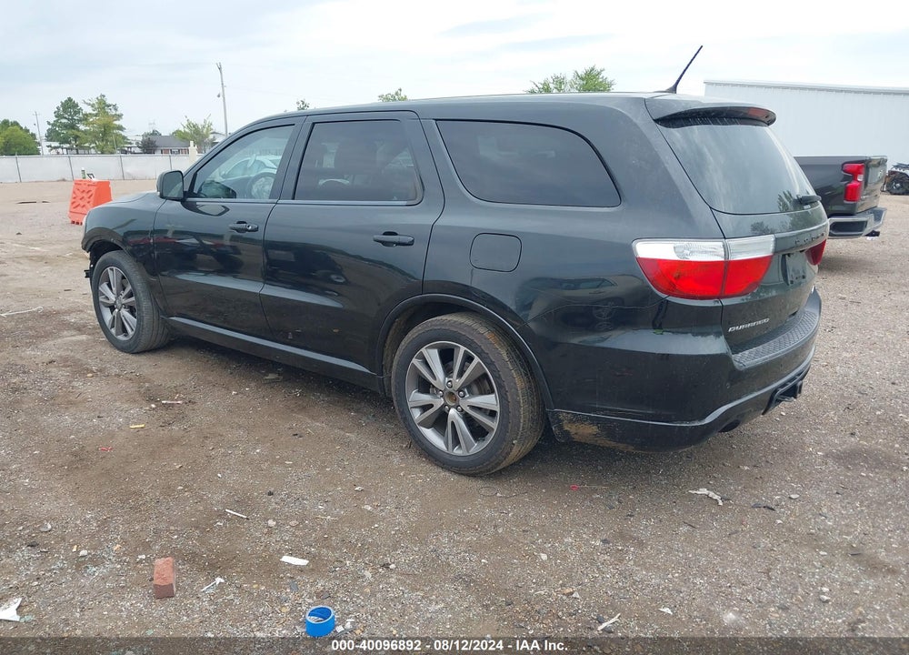 2013 DODGE DURANGO R/T VIN: 1C4SDHCT9DC651200