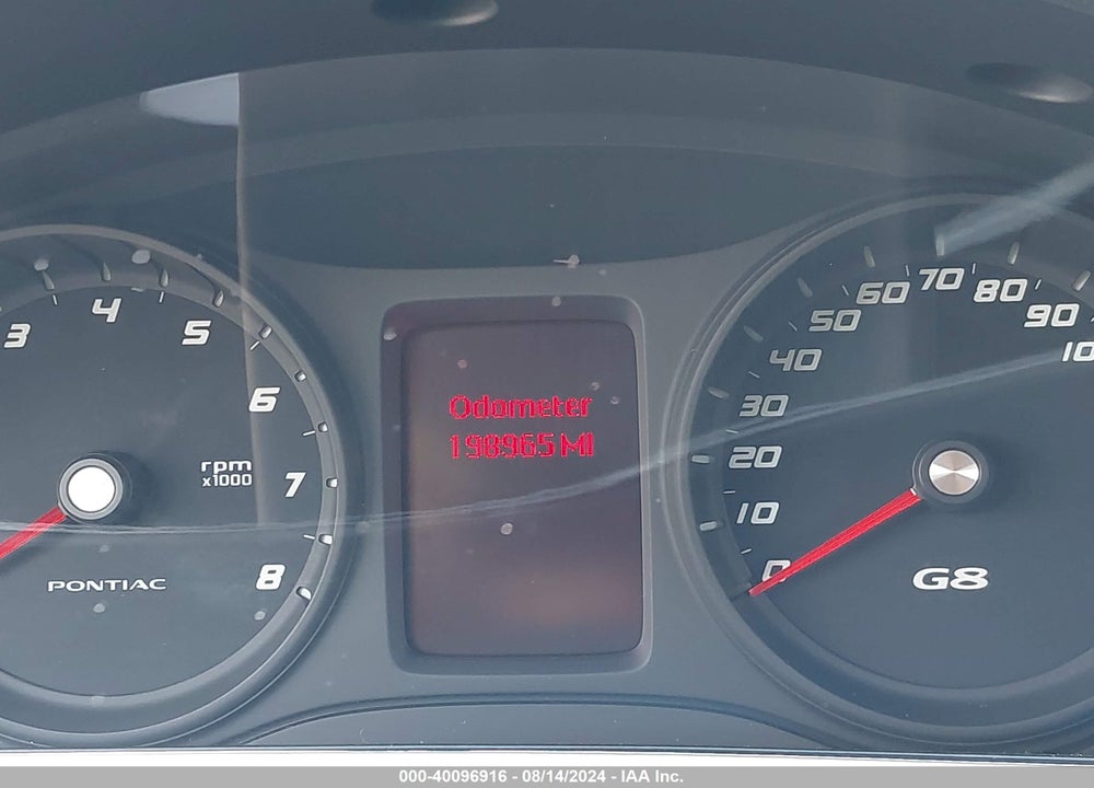 2009 PONTIAC G8 VIN: 6G2ER57799L174745