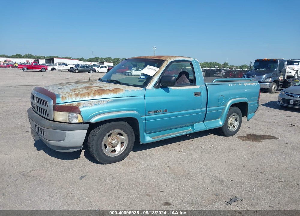 1996 DODGE RAM 1500 VIN: 1B7HC16X8TS595337