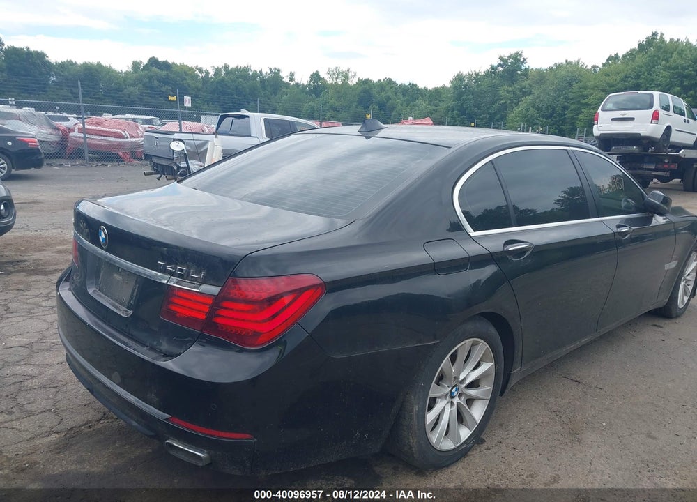 2013 BMW 740LI XDRIVE VIN: WBAYF4C59DDE23674