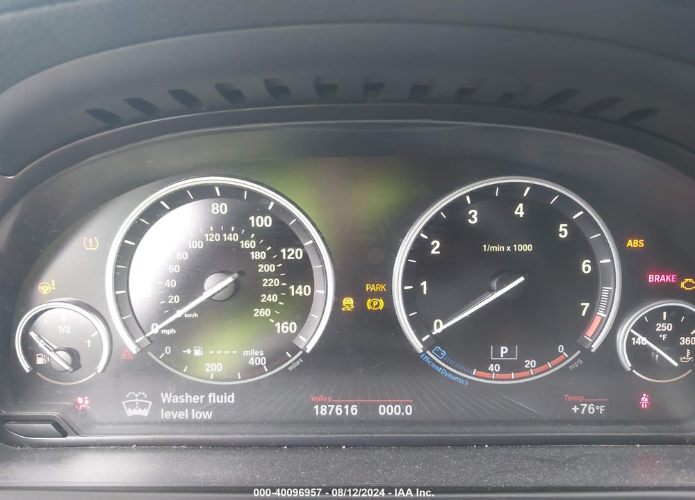 2013 BMW 740LI XDRIVE VIN: WBAYF4C59DDE23674