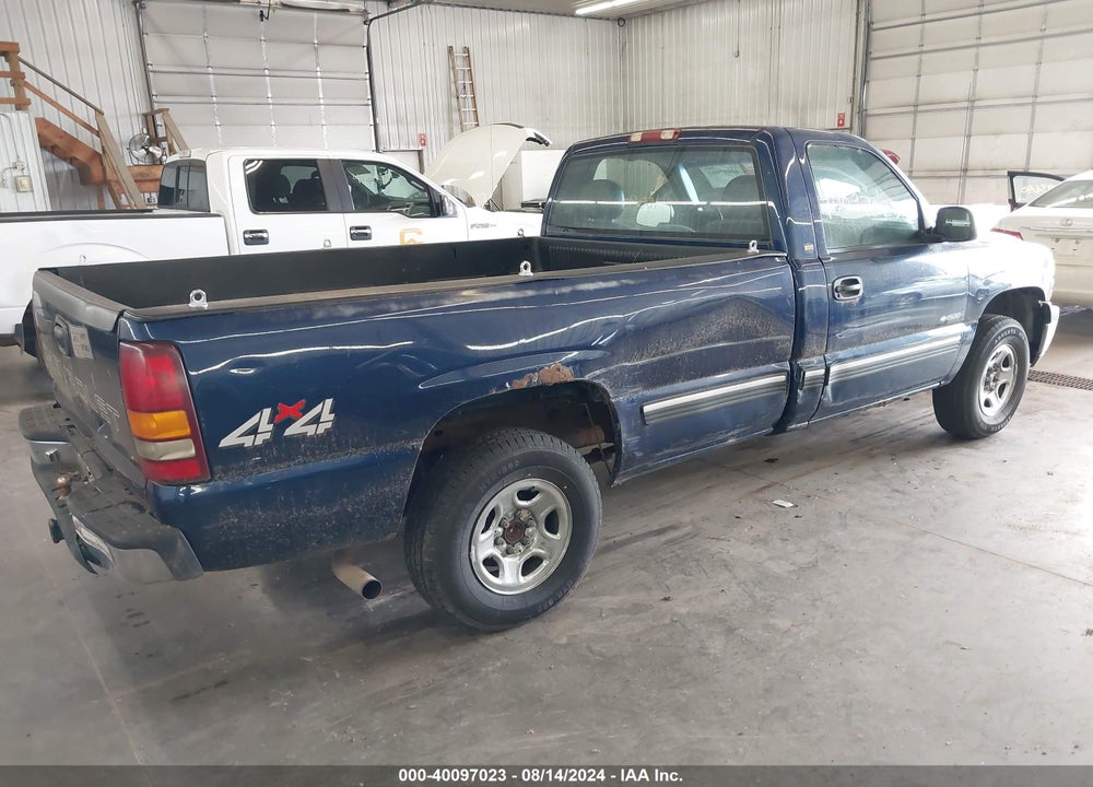 2000 CHEVROLET SILVERADO 1500 VIN: 1GCEK14W8YZ147999