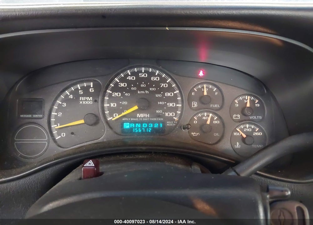 2000 CHEVROLET SILVERADO 1500 VIN: 1GCEK14W8YZ147999