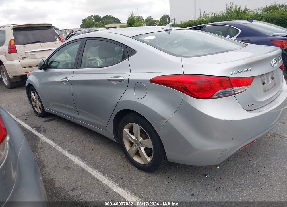 2012 HYUNDAI ELANTRA GLS PZEV VIN: 5NPDH4AE5CH077370