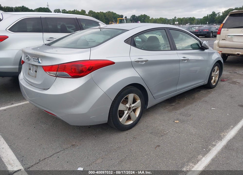 2012 HYUNDAI ELANTRA GLS PZEV VIN: 5NPDH4AE5CH077370