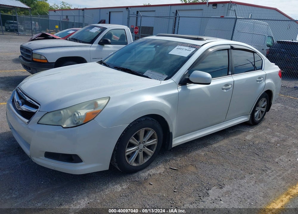 2011 SUBARU LEGACY 2.5I PREMIUM VIN: 4S3BMCG64B3215245
