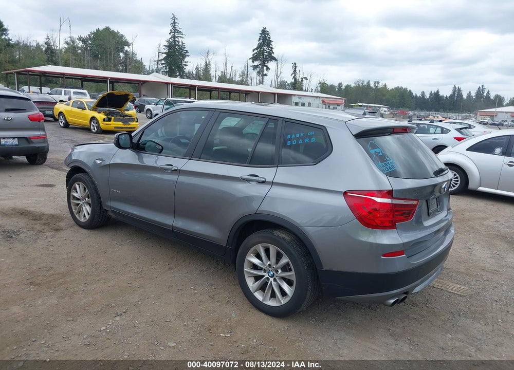 2014 BMW X3 XDRIVE28I VIN: 5UXWX9C50E0D19411