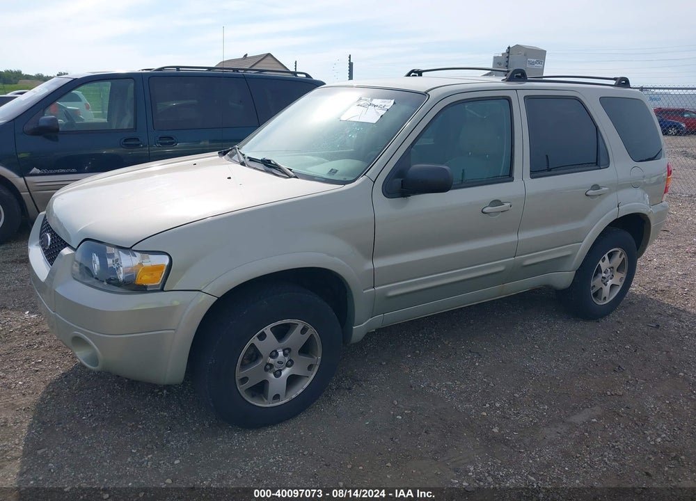 2005 FORD ESCAPE LIMITED VIN: 1FMYU94175KE17038