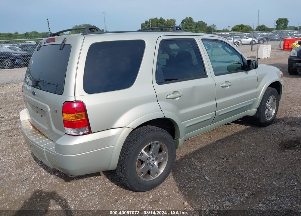 2005 FORD ESCAPE LIMITED VIN: 1FMYU94175KE17038