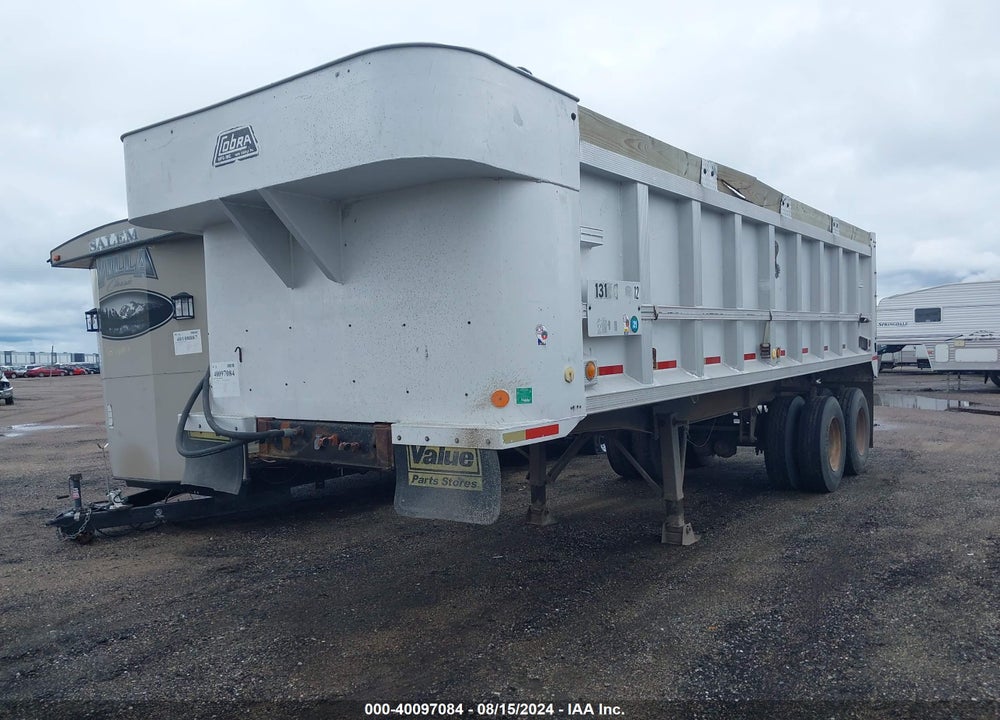 1983 COBRA DUMP TRAILER VIN: 1C9DS25B9D1133394