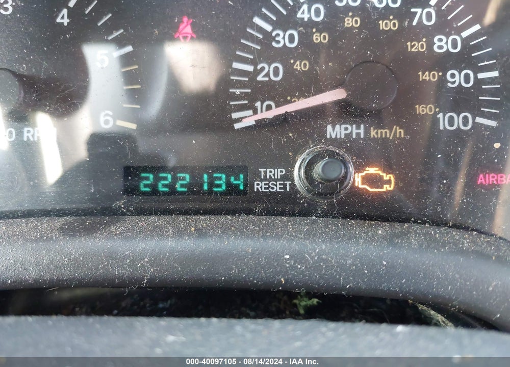 2000 JEEP CHEROKEE LIMITED VIN: 1J4FF68S6YL135179