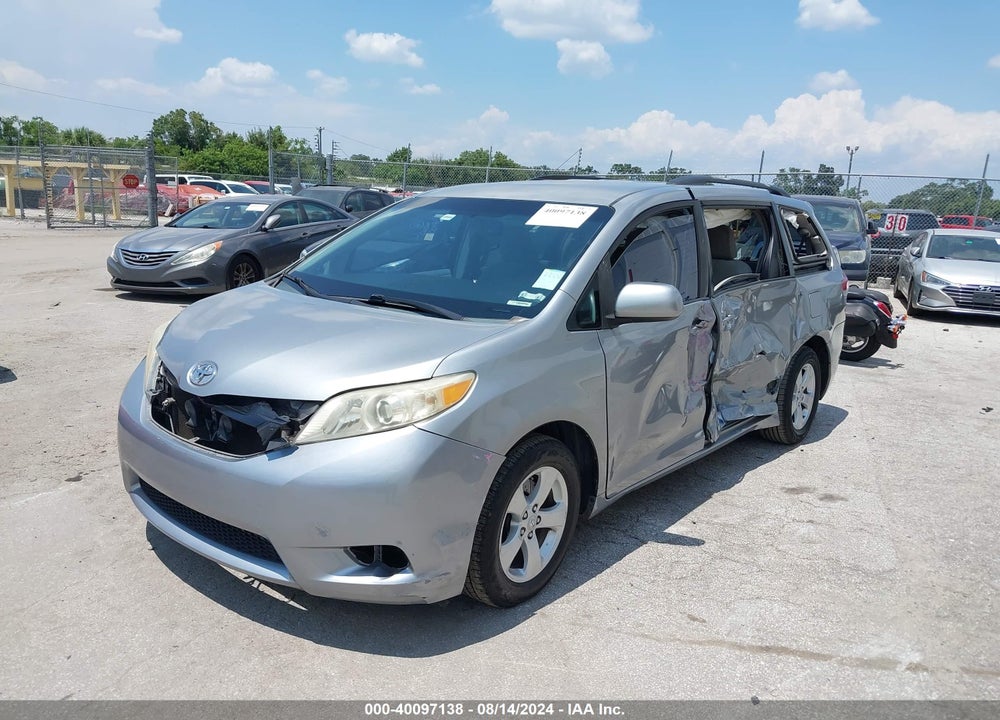 2011 TOYOTA SIENNA LE V6 VIN: 5TDKK3DC8BS068619