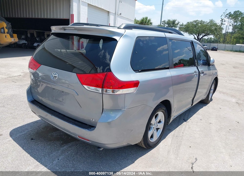 2011 TOYOTA SIENNA LE V6 VIN: 5TDKK3DC8BS068619