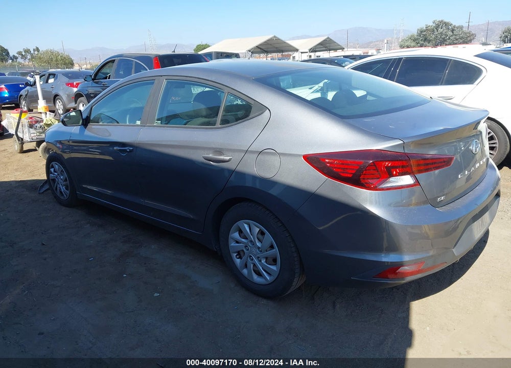 2019 HYUNDAI ELANTRA SE VIN: 5NPD74LF7KH429825