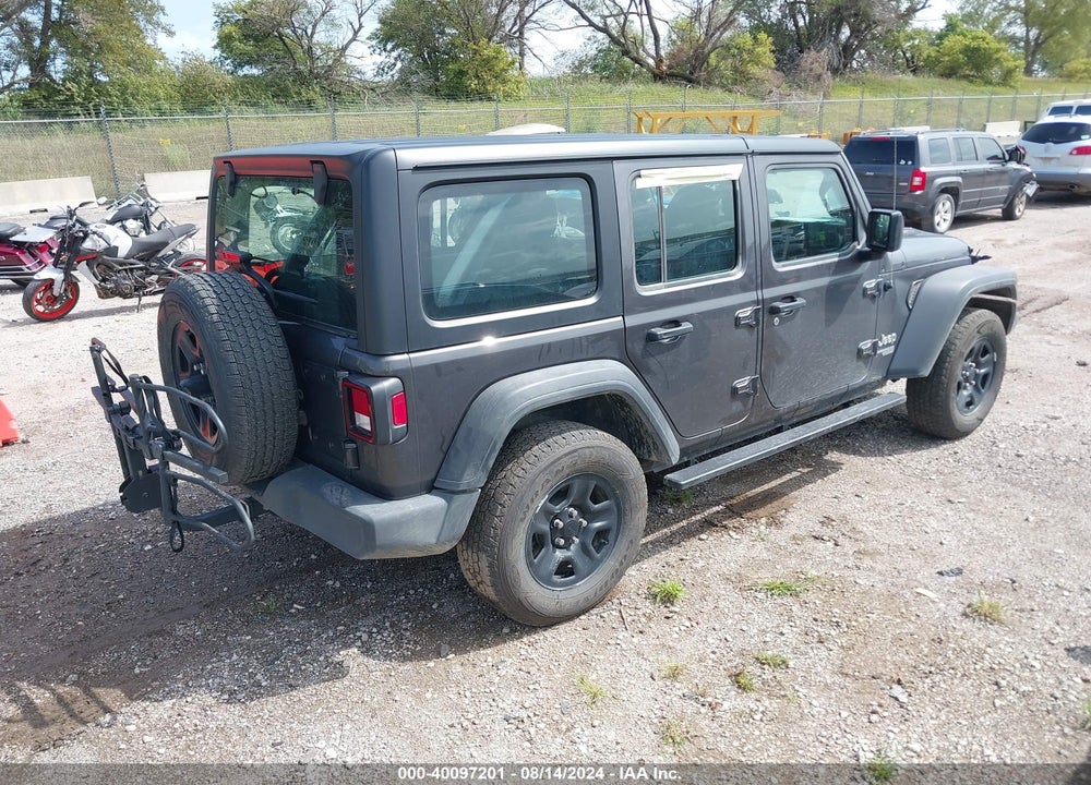2020 JEEP WRANGLER UNLIMITED SPORT 4X4 VIN: 1C4HJXDN0LW310407