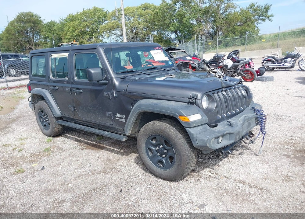 2020 JEEP WRANGLER UNLIMITED SPORT 4X4 VIN: 1C4HJXDN0LW310407