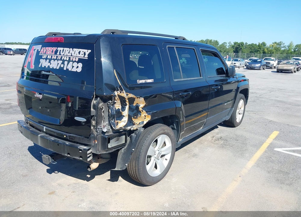 2016 JEEP PATRIOT LATITUDE VIN: 1C4NJPFA4GD603208