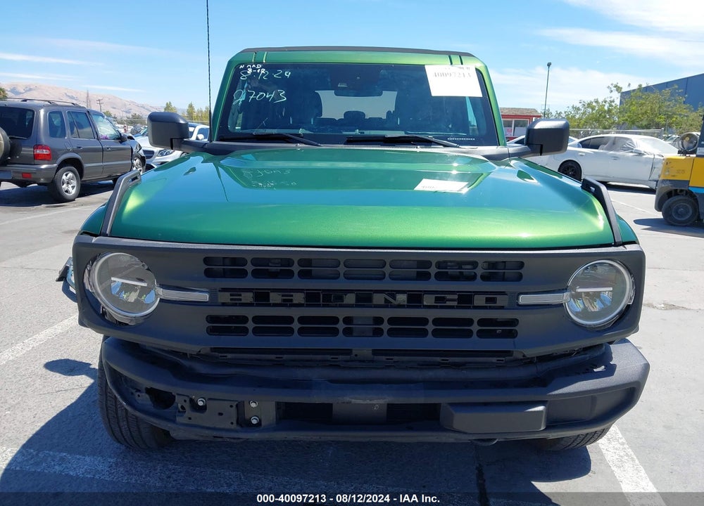 2022 FORD BRONCO VIN: 1FMDE5BH2NLB40054