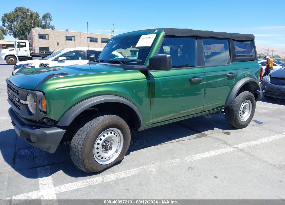 2022 FORD BRONCO VIN: 1FMDE5BH2NLB40054