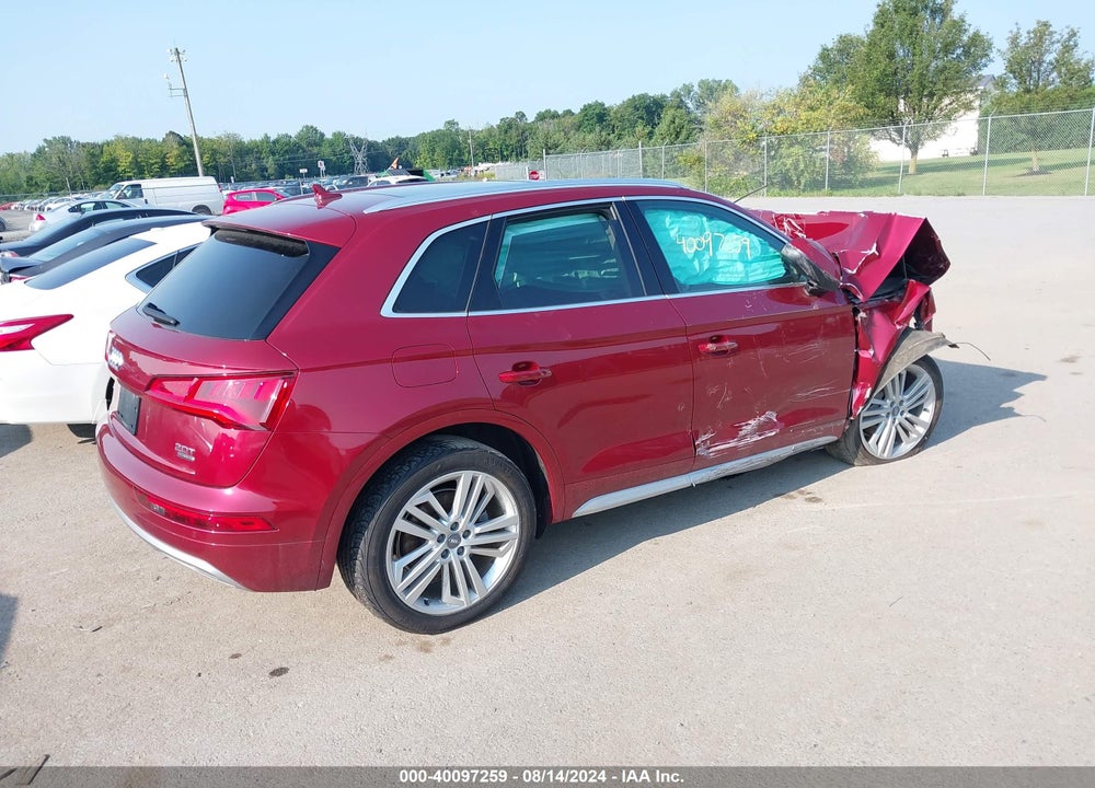2018 AUDI Q5 2.0T PREMIUM/2.0T TECH PREMIUM VIN: WA1BNAFY5J2178838