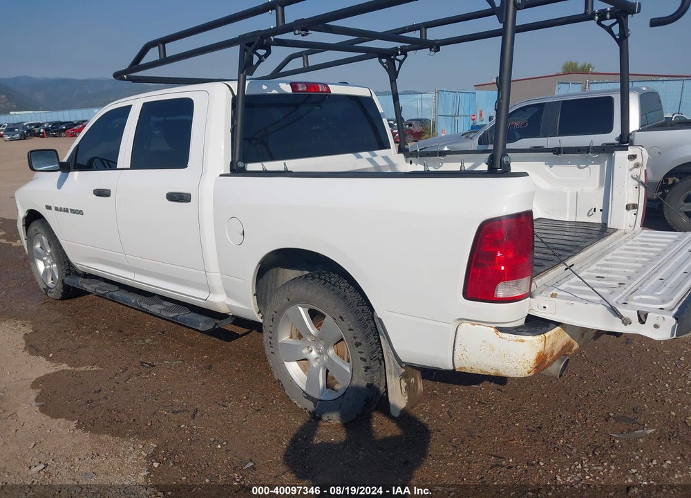 2012 RAM 1500 ST VIN: 1C6RD7KT1CS167849